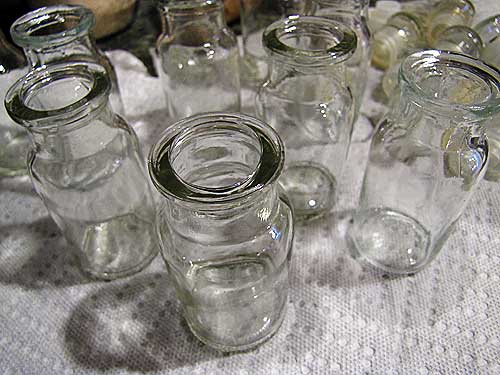 Glass Spice Jars, Glass Swirl Spice Jar