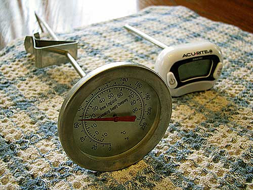 Cheese-making thermometer
